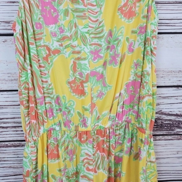 LILLY Pulitzer Target Challis Happy Place Limited Edition Rayon Romper Women’s S - Picture 7 of 13